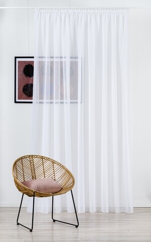 Perdea Mendola Interior, Shaby, 300x260 cm, poliester, alb