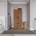 Dulap pentru haine, Miwood, Easy 1600-57, Maro