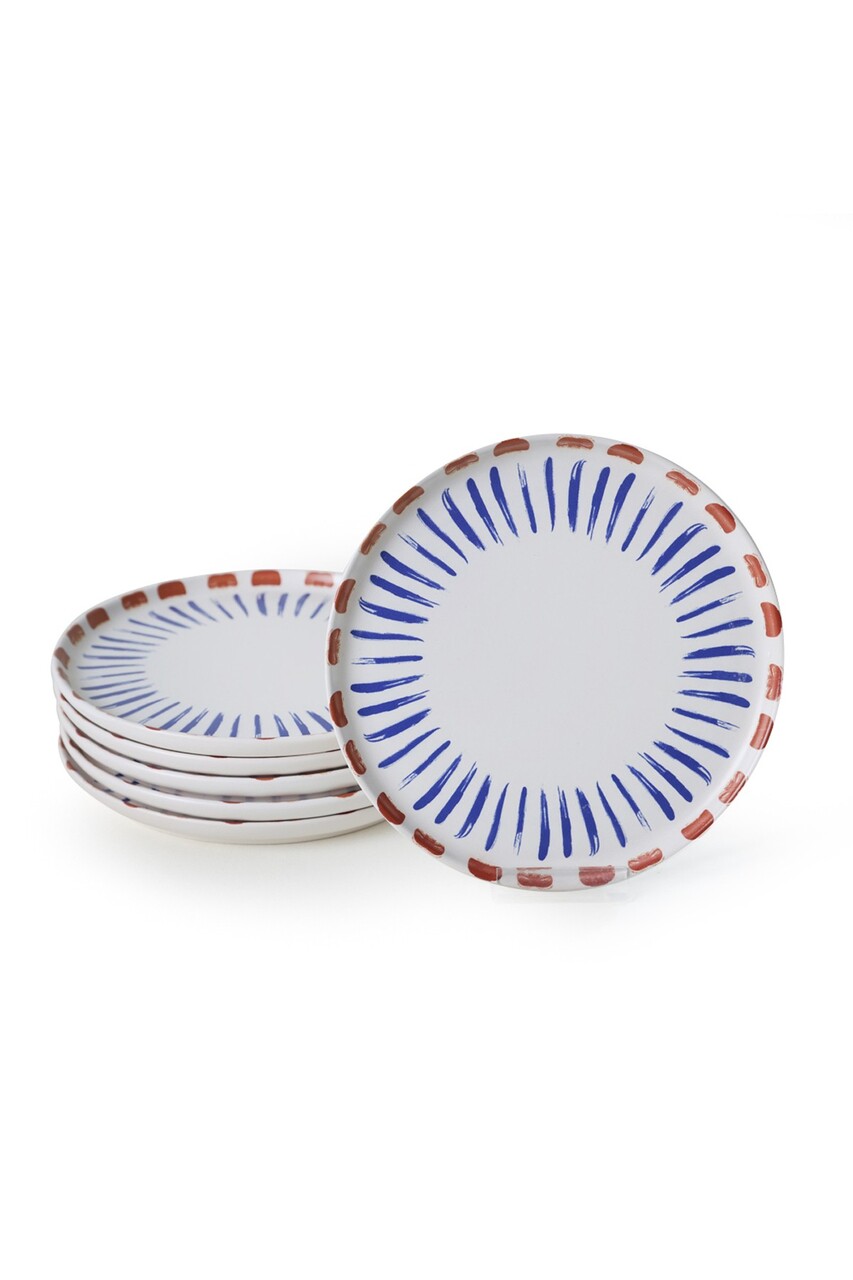 Set de servire pentru tort (6 bucăți), L'essentiel Maison, 275KRM2324, Antibacterian, Alb mat - view 4