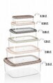 Set recipiente depozitare, Hermia, 734LRN2105, Dimensiune: 0,5 l (1 bucată), Multicolor