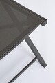 Scaun pliabil pentru gradina Hilde, Bizzotto, 48x55.5x82.5 cm, aluminiu/textilena, gri carbune