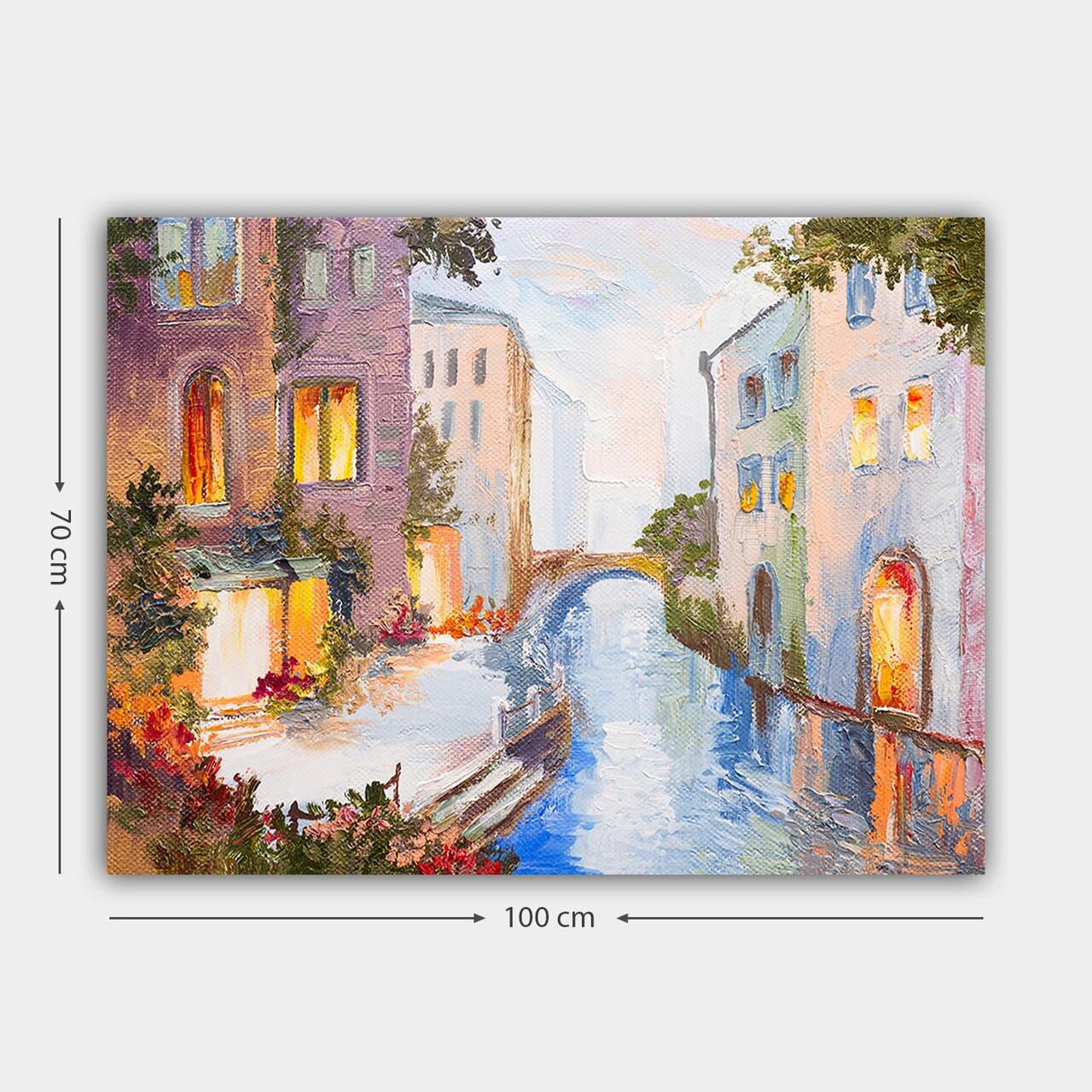 Tablou decorativ, 258816884_70100, Cadru: 100% LEMN (grosime: 3 cm), Multicolor - view 3