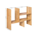 Organizator multifunctional DIY, Songmics, reglabil in 3 pozitii, 64.7x15x40 cm, bambus, maro