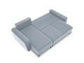 Coltar extensibil reversibil 4 locuri, Moghan, Micadoni Home, BL, 241x145x88 cm, catifea, albastru deschis