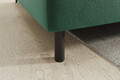 Coltar extensibil stanga 3 locuri ELTAP, LT-35LU, Barea, 208x160x100 cm, lemn/poliester, verde inchis