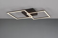 Plafoniera Trail, RL, 44.5x39.5x6.9 cm, 20W, 1x SMD, metal, negru mat
