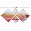 Set 4 tablouri decorative, 4MDF1056546683, MDF, Imprimat UV, Multicolor