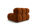 Modul pentru canapea, 1 loc, Bellis-51, Micadoni Home, 94x94x70 cm, catifea, teracota