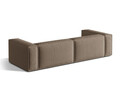 Canapea 5 locuri, Nuria-215, Micadoni Home, 290x110x72 cm, tesatura structurata chenille, cappuccino