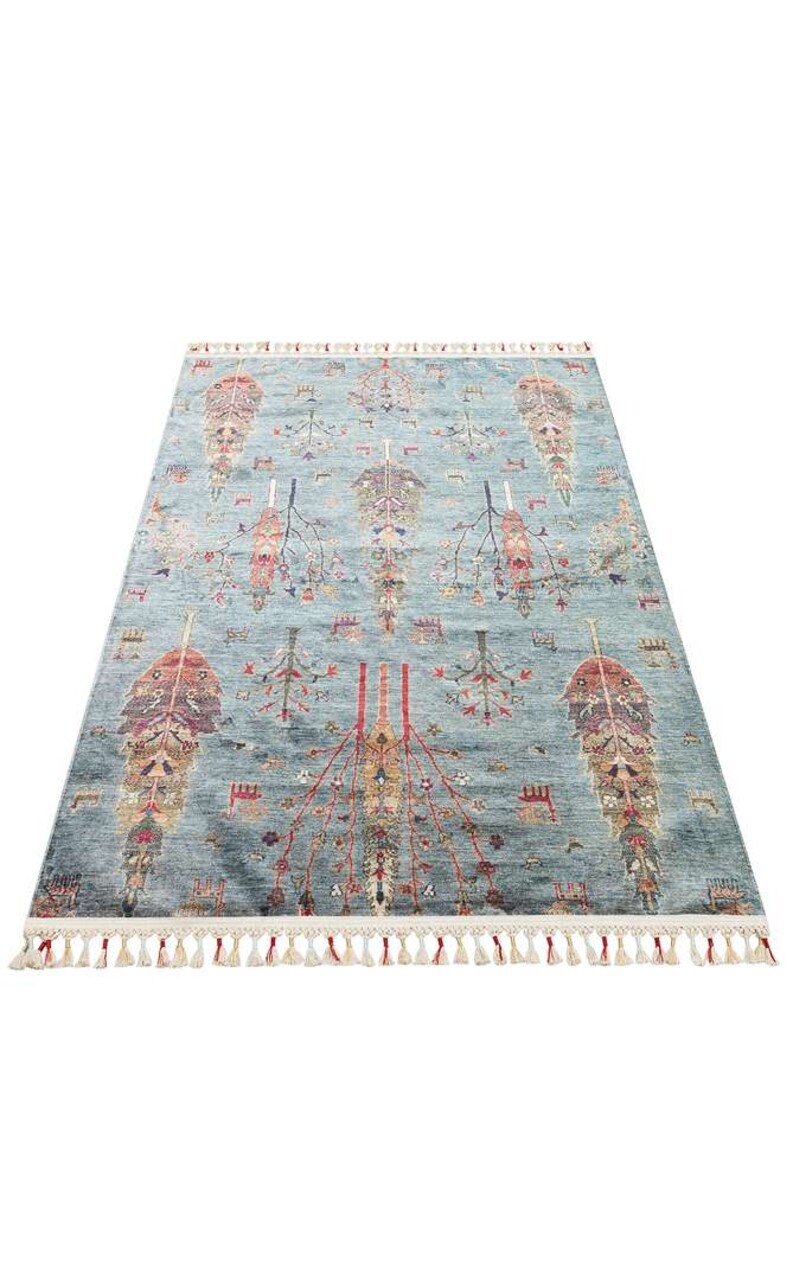 Covor (80 x 300), ATK 09, 80x300 cm, Aqua — imaginea 3