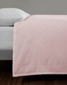Cuvertura matlasata dubla, Plain - Light Pink, ICF Bedroom, Bumbac