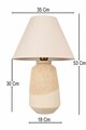 Lampa de masa, L'essentiel Maison, 687HMY2555, Multicolor