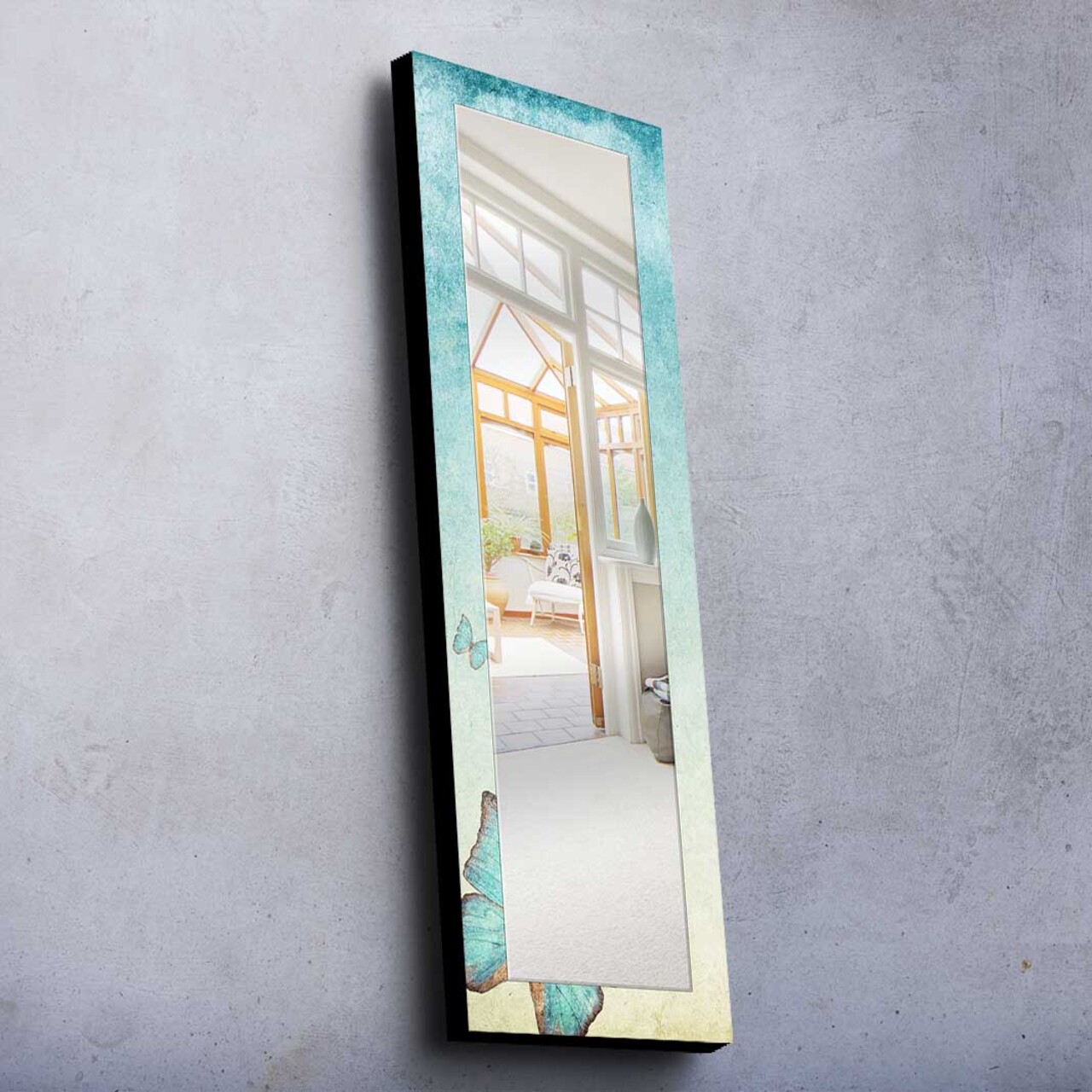 Oglinda decorativa, 40120MA-065, Cadru: 100% LEMN DE PIN (Grosime: 27 mm), Multicolor - view 2