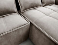 Coltar extensibil dreapta 4 locuri ELTAP, RT-18REL, Campo, 265x196x88 cm, lemn/poliester, bej deschis