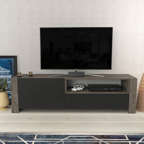 Comoda TV, Retricy, Piedmont, 160x36.8x46 cm, PAL, Wenge / Antracit