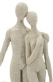 Figurina /sculptura decorativa Stons Family, Mauro Ferretti, 16x8x30.5 cm, polirasina, crem