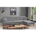 Coltar, Unique Design, 867UNQ1410, Lemn de carpen, Gri inchis