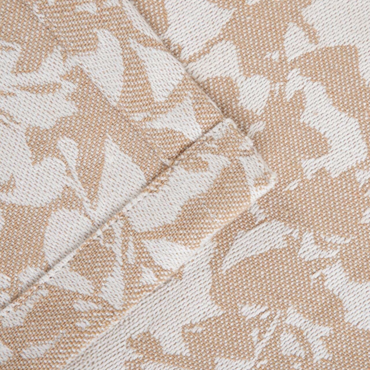 Fata de masa Ezala, Homla, 130x180 cm, bumbac/poliester, bej/crem