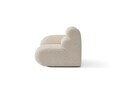 Modul canapea stanga 1 loc, Neo, Micadoni Home, 110x100x83 cm, tesatura Chenille Silencio, bej deschis