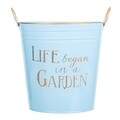 Ghiveci Life in Garden, Creaciones Meng, 20.5x20.5 cm, albastru