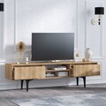 Comoda TV Artemis, Emerald, 150x40x47 cm, natural