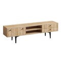 Comoda TV, Emerald, Alessa, 180x47x35 cm, Stejar