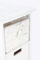 Comoda cu 5 sertare Leonie, Bizzotto, 26x32x98 cm, lemn de paulownia/MDF, alb