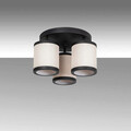 Lustra, Fulgor, 942FLG1637, Metal, Alb/Negru