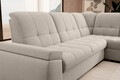 Coltar extensibil dreapta 3 locuri ELTAP, RT-22IN, Sado, 272x192x95 cm, lemn/poliester, bej deschis