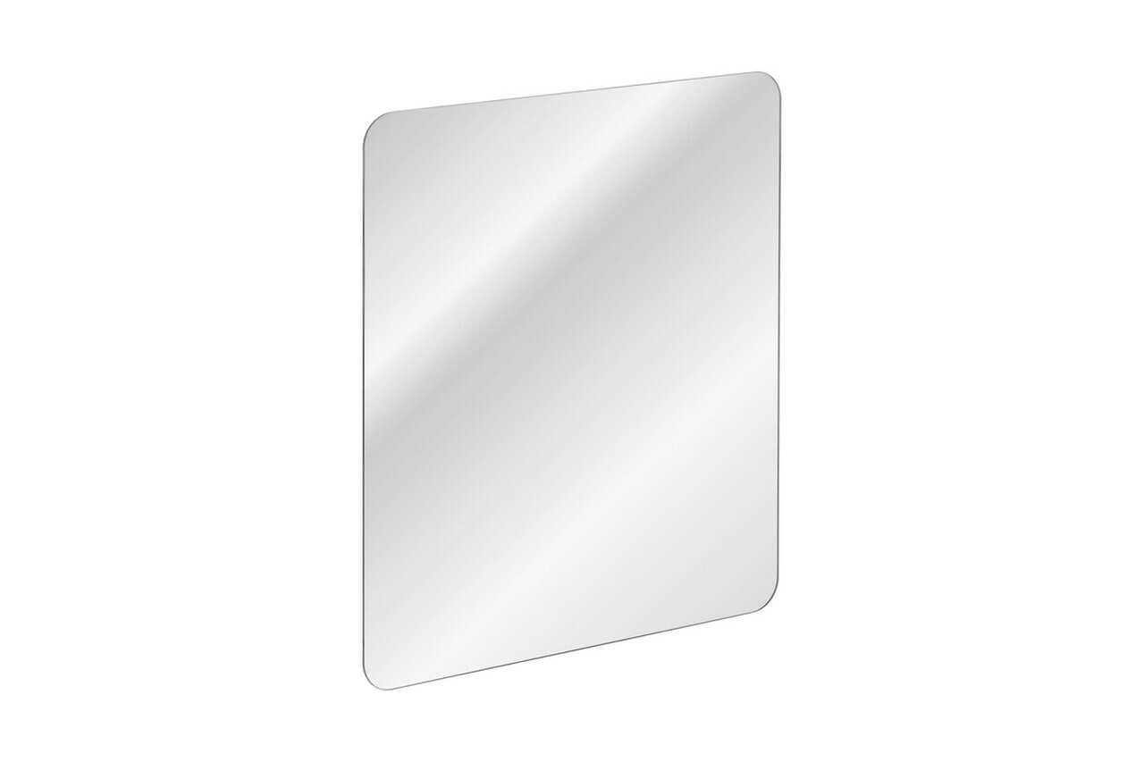 Set mobilier Adel White Anna 80 cm, dulap inalt, masca cu lavoar si oglinda cu LED, Comad, alb — imaginea 7