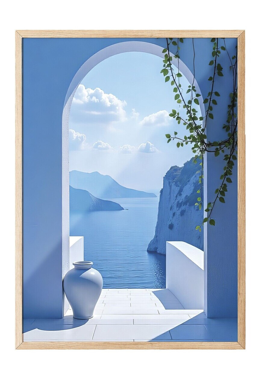 Tablou decorativ, 109708, Lemn masiv, Sticla PVC, Multicolor - view 2