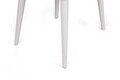 Set scaune 4 piese, Nmobb, Dallas-584 V4, Metal, Gri/Alb