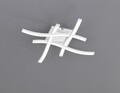 Plafoniera Route, RL, 46x46x7 cm, 5W, 4x SMD, metal, alb mat