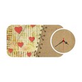 Set ceas si tablou decorativ, YMS-63, MDF , Dimensiune: 68 x 32 cm, Multicolor