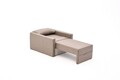 Canapea extensibilă cu 1 loc, Balcab Home, 825BLC4734, Cadru: 100% LEMN DE BRAD, Maro