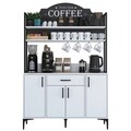 Dulap multifunctional, Rani, JE130, 120x183.6x40 cm, PAL, Alb