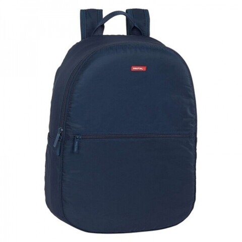 Rucsac pliabil pentru copii, safta, 29 x 12 x 41 cm, poliester, bleumarin