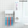 Dozator de pasta de dinti cu suport pentru periute Diseeth InnovaGoods