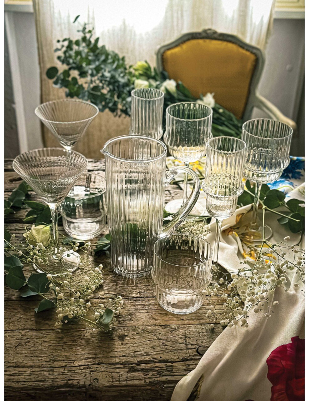 Pahar pentru cocktail Volant, Brandani, 12.5 x 19 cm, 100 ml, sticla cristal