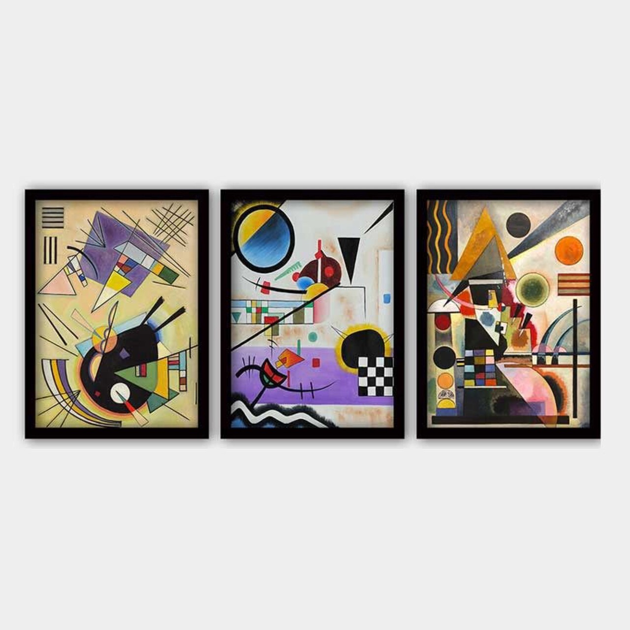 Set 3 tablouri decorative 3SC_UN84644_5575 Polistiren Multicolor