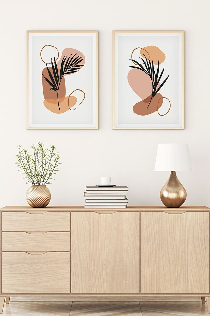 Tablou decorativ, Huhu127, Lemn masiv, Multicolor