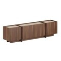 Comoda TV, Nordure, Lowen, 180x46x35 cm, Travertin / Nuc Milano
