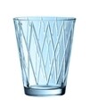 Set 4 pahare apa, Villeroy & Boch, Dressed Up, 310 ml, stricla cristal, albastru