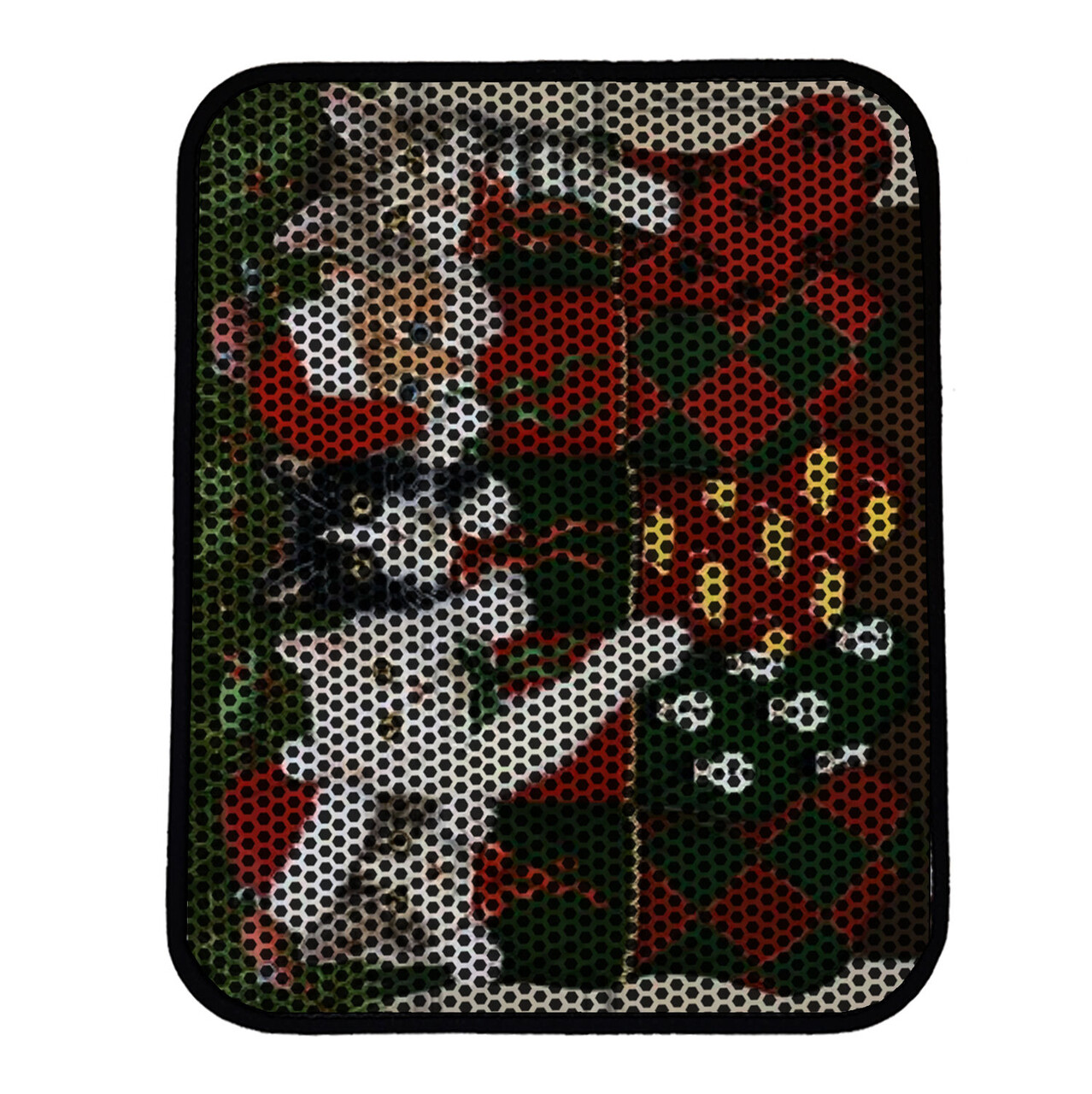 Covoras litiera pentru colectarea granulelor de nisip, Paws &amp; Whiskers, Nrszn0169, 50% PVC/50% poliester, Multicolor - view 2