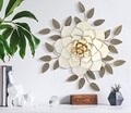 Decoratiune pentru perete, Mauro Ferretti, Petal, 61 x 5 x 62 cm, fier, multicolor