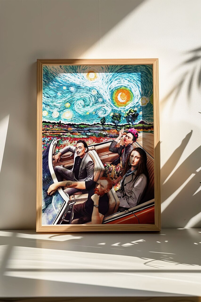 Tablou decorativ Artsmdftek38-5070 Vopsea: 100% MDF (grosime: 27 mm) Multicolor