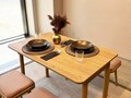 Set masa extensibila si 6 scaune, Vella, Vina Mini 06 0900, PAL, Stejar / Piatra
