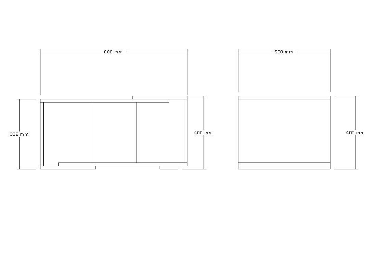Corp biblioteca, Caliente, Mona, 80x152x30 cm, GEAM SECURIZAT, Negru