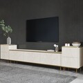 Comoda TV, Inarch, Imaj, Travertin / Auriu