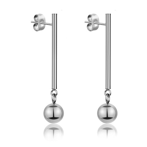 Cercei, Emily Westwood, Bubbled Silver, inox, argintiu